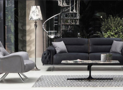 Set Sofagarnitur 3+1 Sitzer Polstergarnitur Luxus 2tlg Wohnzimmer Möbel Sofa